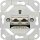 GIRA Anschlussdose, Cat6A (IEC), 2xRJ45 8(8), LSA, unten,