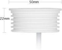 HCFEI 10x LED Modul flach Dimmbar 230V 5W für Einbaustrahler MR16 Neutralweiß 4000K Ersatz GU10 Ø 50mm Einbauramen Leuchtmittel