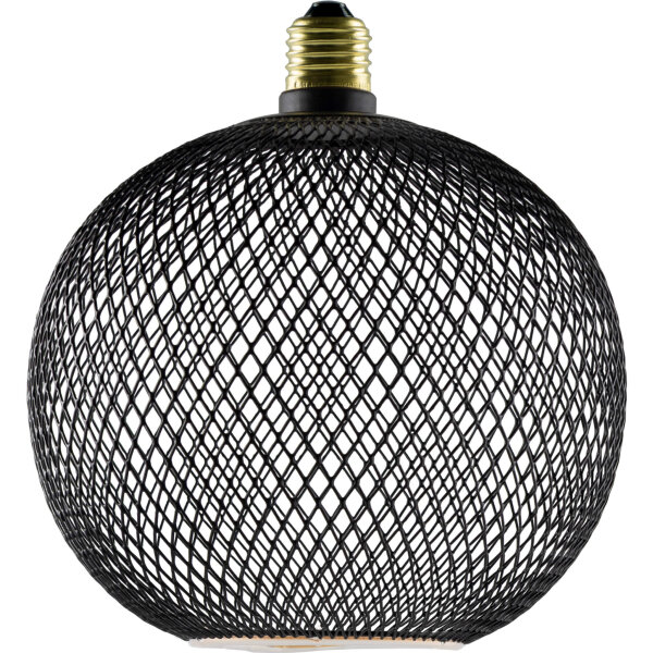 LED Floating Cage Globe 180 schwarz|E27| 5 W (32 W)|350 Lm|2.200 K|