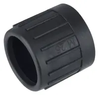 Fränkische E-Ku-E 32 schwarz UV Ku-Endtülle M32...