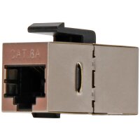 Keystonemodul Cat.6A Verbinder, geschirmt, Farbe:...