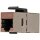 Keystonemodul Cat.6A Verbinder, geschirmt, Farbe: silberRJ-45 Buchse auf RJ-45 Buchse