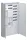 Hager ZB533M28CT Komplettschrank univ.Z 2ZP 1SG APZ VT7 f.WP H=1400mm 3-f.ESA,