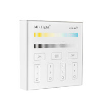 MiBoxer 2,4GHz Wandsteuerung | CCT | 4-Zone | Weiß